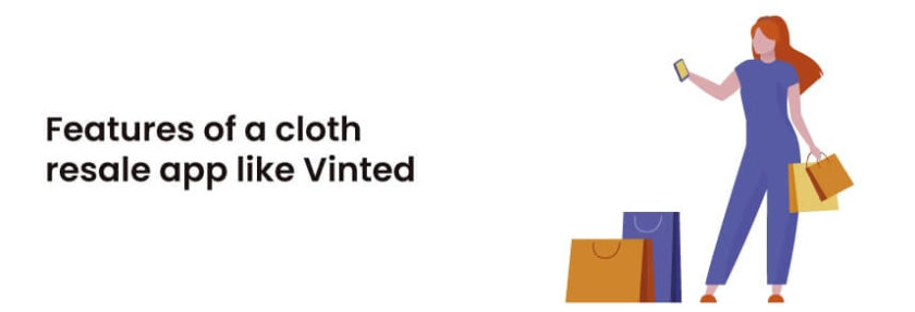 Features of a cloth resale app like Vinted